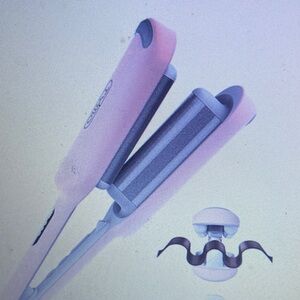 Curling iron hair crimper tool